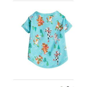 Jammies For Your Families Pet Pajamas Medium Dog Holiday Christmas Blue Festive